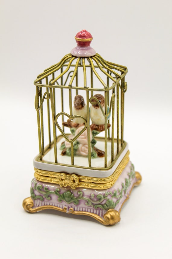 Bird Cage Jewelry Holder