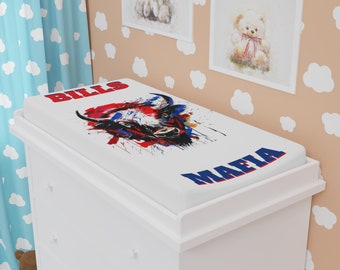 BILLS MAFIA Baby Changing Pad Cover