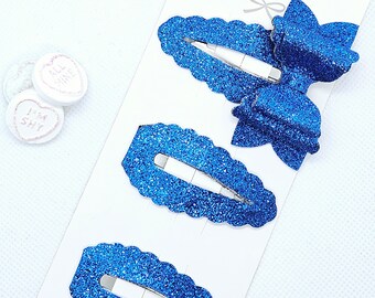 Handmade Glitter Snapclip Sets, glitter, handmade, clips, gifts, girls, toddler, hair accessories, girly things, hair fashion,