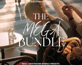 500+ MEGA Bundle Presets Lightroom, Warm Presets, Spring Summer Preset, Influencer Preset, Mobile Preset Lightroom Travel Preset Instagram