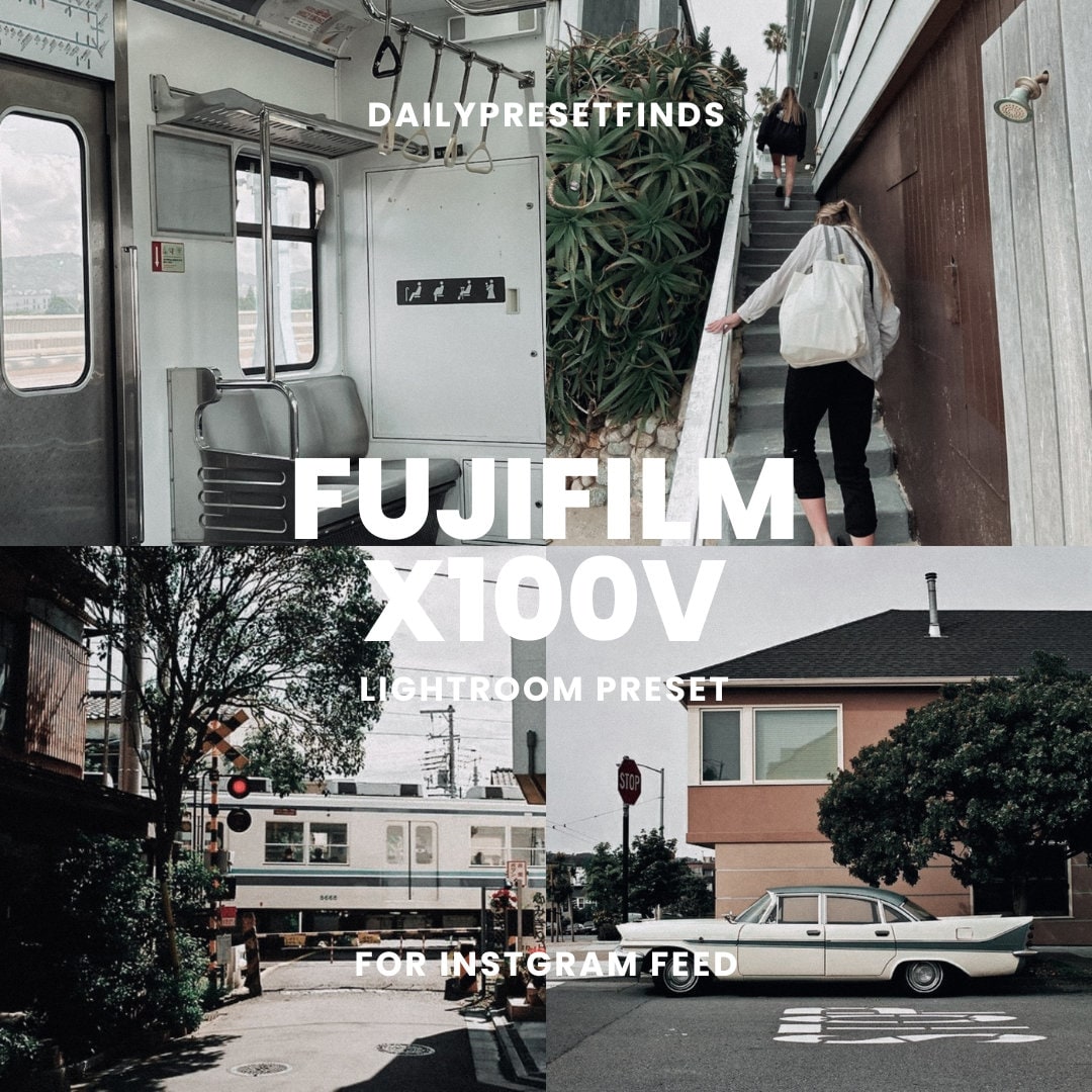 Fujifilm X100v Film Lightroom Preset Film Simulation Preset