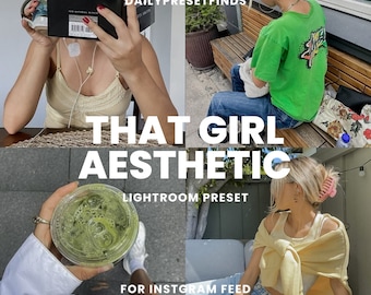 3 That Girl Bundle Preset | Lifestyle Lightroom Presets | That Girl Aesthetic Lightroom Mobile Presets 2024 | Blogger Presets