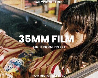 35mm Film Lightroom Presets Film Photography Simulation Preset Vintage, Grain, Retro, Analog 35mm, Kodak Portra, Aesthetic Film Preset Look