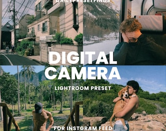 5 Digital Camera Film Presets Bundle Film Presets 35mm Film Analog Lightroom Presets Lightroom Kodak Portra 400 Presets Digital Film Presets