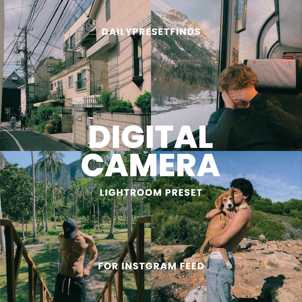 5 Digital Camera Film Presets Bundle Film Presets 35mm Film Analog Lightroom Presets Lightroom Kodak Portra 400 Presets Digital Film Presets