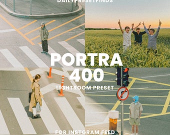 3 Portra 400 Film Preset Lightroom Presets Digital Camera |Travel Presets |Instagram Presets | Analog 35 mm Presets | Film Aesthetic