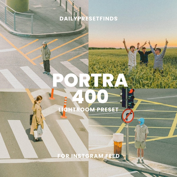 3 Portra 400 Film Preset Lightroom Presets Digital Camera |Travel Presets |Instagram Presets | Analog 35 mm Presets | Film Aesthetic