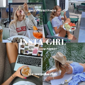 Instagramインフルエンサー＆ブロガー向けInsta Girl Lightroomプリセット3選 ラグジュアリーな美的プリセット、クリーンでニュートラルなライフスタイル、ナチュラルで明るいフィルター