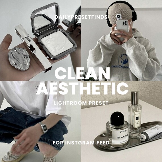 10 Lightroom Presets Clean Aesthetic Bright Light Filter, Popular Natural Look Preset, Best Filter for Instagram & Bloggers, Minimal Preset