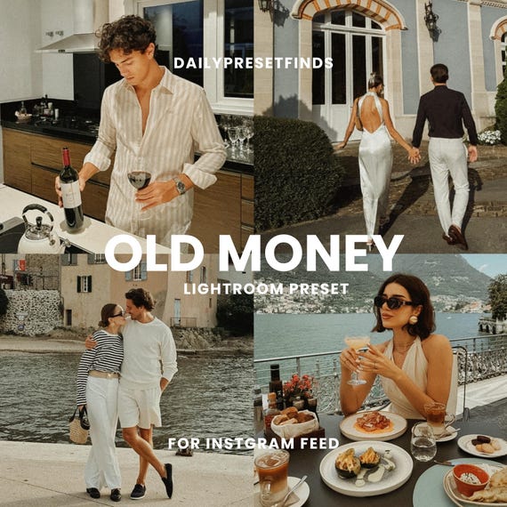 Old Money Lightroom Presets Luxury Aesthetic Filters for Influencer Bloggers, Vintage Photo Editing Filters, Warm Tones Edit, Classy Look