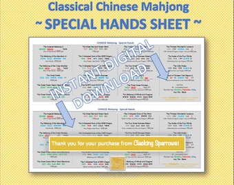 Spezielle Hände - Klassisches Chinesisch Mahjong