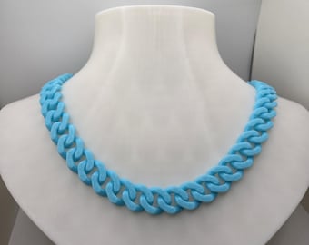 3D Printed Cuban Chain Necklace – Colorful, Customizable, Durable & Stylish