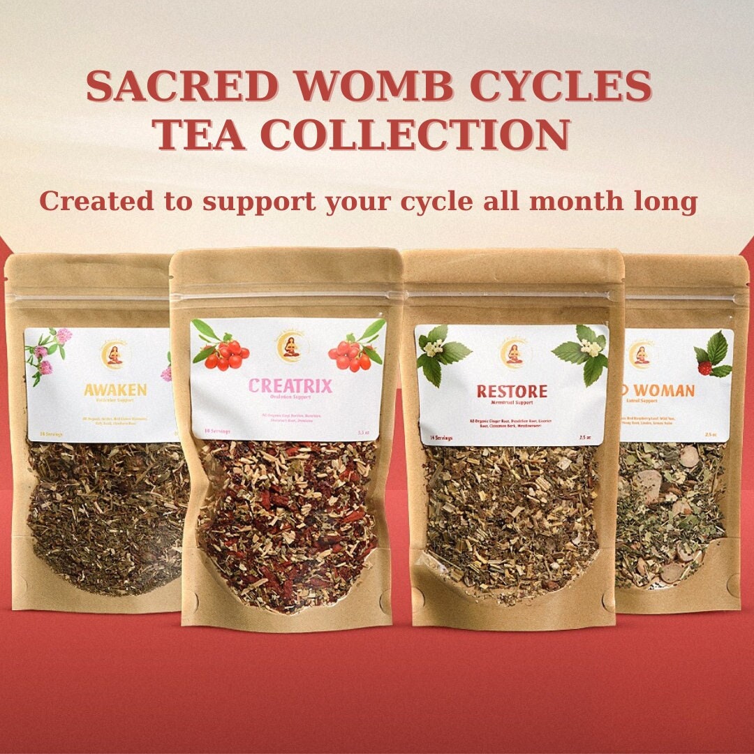 Sacred Womb Cycles Organic Tea - Etsy