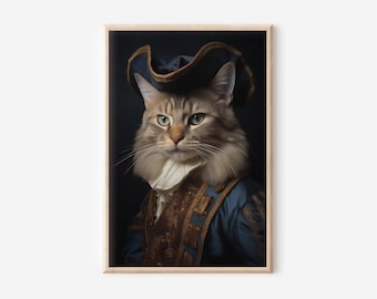 Cat Art Print Cat Art Instant Download Funny Cat Poster Cat Lover Gift Funny Cat Print Home Decor Instant Download Fun Eclectic Cat Decor