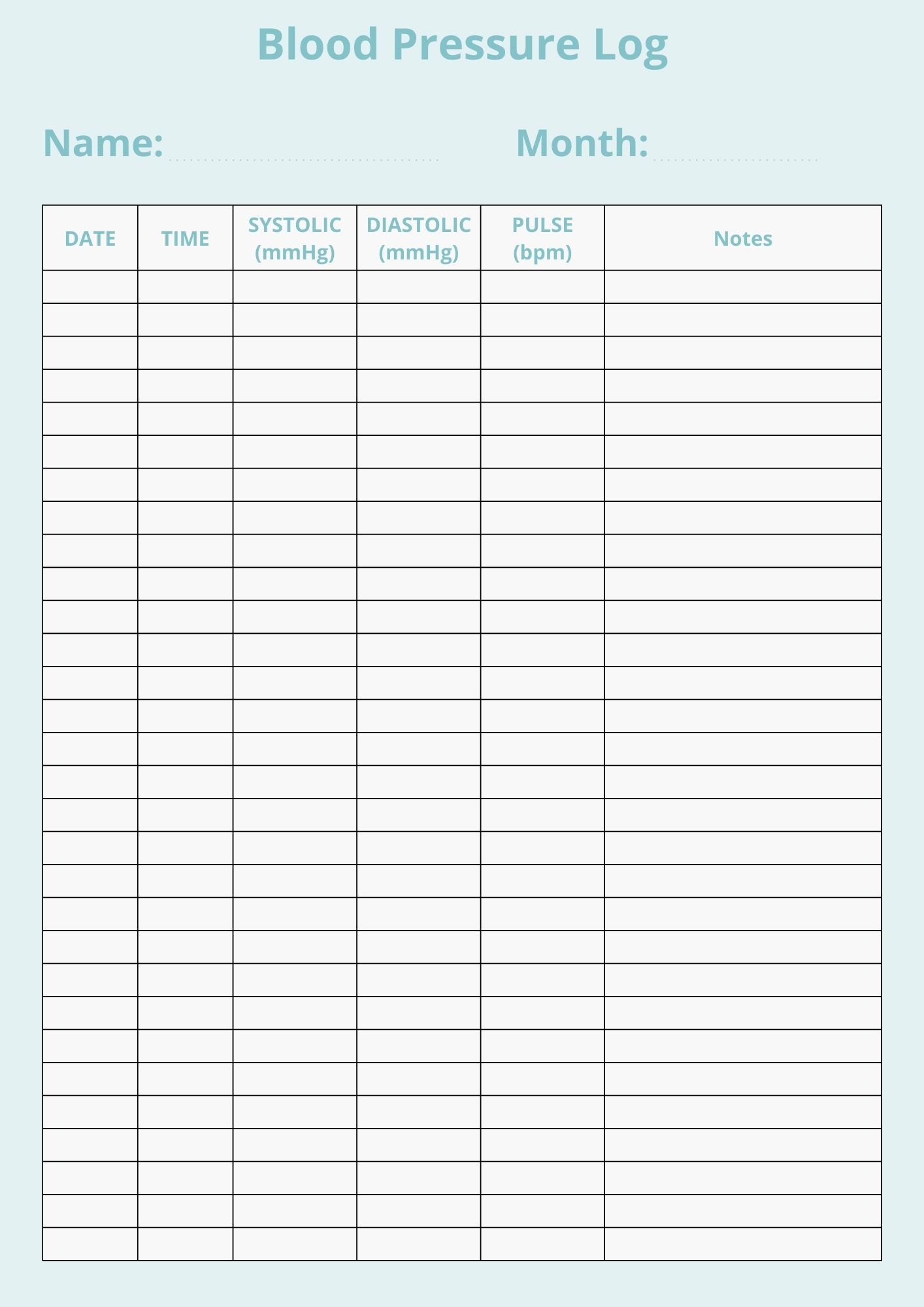 Blood Pressure Log Printable Blood Pressure Tracker Template Blood Pressure Log Printable Blood Pressure Tracker Template