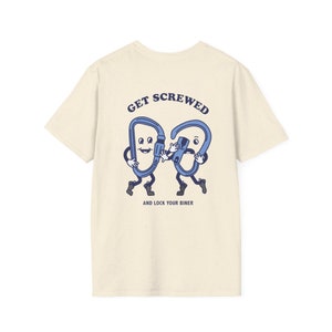 Retro cartoon tshirts, rock illustration, bouldering, wall climbing, climbing gifts, rock wall, rock tshirts, carabiner