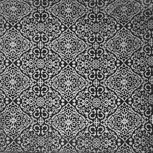 Renaissance Black Burnout Velvet
