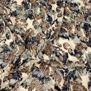 SYF 3D Multi Burnout Velvet