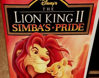 Disney Lion King II: Simba'a Pride....VHS 1998 Clamshell...Vintage
