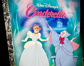 Disney CINDERELLA...1986 Little Golden Books...Vintage