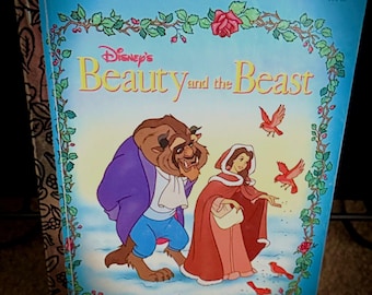 Disney Beauty and the Beast...1991 Little Golden Books - Hardcover...Vintage Classic Collectible