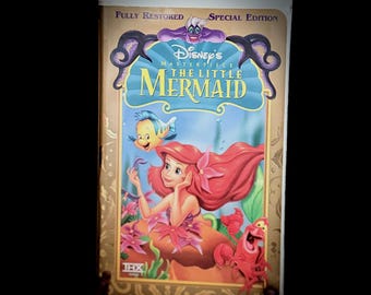 Disney Little Mermaid...Masterpiece Collection...1989 Vintage VHS..Academy Award Winner...Special Edition