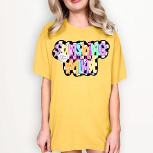 Sunshine State of Mind PNG, Checkered Background Digital Download, Preppy Summer Sublimation Graphic