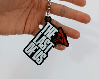 The Last of Us Keychain, TLOU Logo Keyring