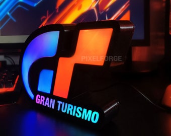 Lámpara LED Gran Turismo RBG, lámpara GT, caja de luz gran turismo