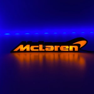 Lampada a LED Mclaren, scatola luminosa Mclaren F1