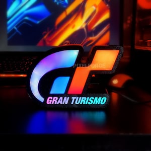 Gran Turismo LED Lamp RBG, GT lamp, gran turismo Light Box