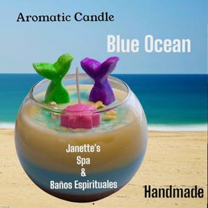 Vela Aromática de Sirenas de Mar