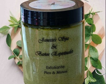 Exfoliante Orgánico para Pies & Manos,  Manos suaves, Elimina Suavemente la Piel Muerta y la Acumulación de Callos