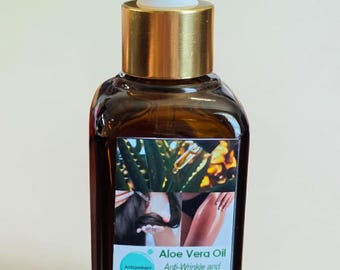 Aceite de Aloe Vera para Antiarrugas, Antioxidante y Antiinflamatorio