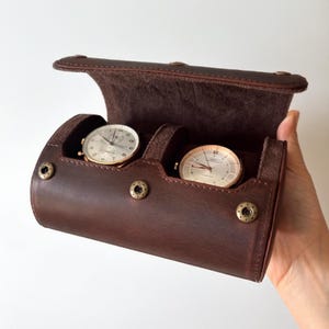 2 Slot Portable  Watch & Jewellery Travel Case – Luxurious Storage for Watches, Accessories, Watch travel kit, Portable Watch Box