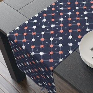 Patriotic 4th of July Table Runner: Stars & Stripes Red, White, and Blue