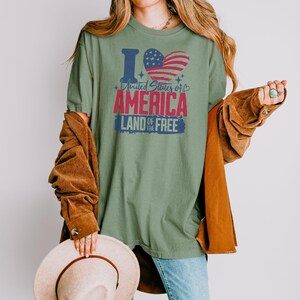 Trump T-Shirt, Republican Tshirt, Gift for Conservatives, Patriot Tee, MAGA TShirt, Republican Merch, I Love America Tee, Comfort Colors