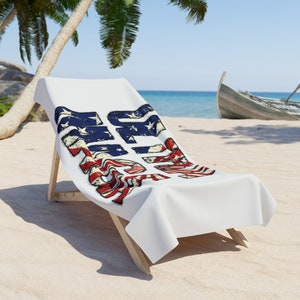 Trump Beach Towel: Ultra Maga Design, Republican Gift