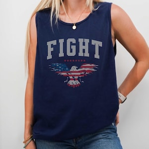 Kampf gegen Trump Tank Top, Comfort Colors® Tank Top, MAGA Tank, Republikanisches Tank Top, Trump Merch, Pro Trump Geschenk, Republikanischer Geschenk Souvenir