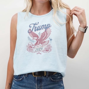 Canotta Trump, canotta MAGA, canotta repubblicana, Trump Merch, regalo Pro Trump, patriota regalo repubblicano, canotta Comfort Colors®