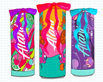 Alani energy drink png, design for sublimation, design for DTF transfers