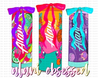 Alani Obsessed png, Alani energy drink png, design for sublimation, design for DTF transfers
