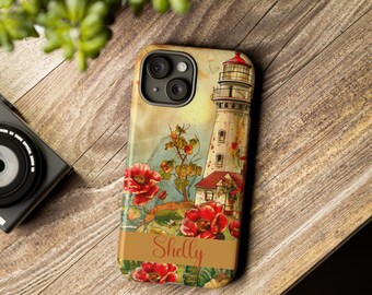 Autumn Lighthouse Personalized Cell Phone / Mobile Phone Tough Cases