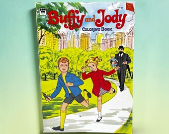 Vintage Buffy & Jody Coloring Book - 1960's-70's