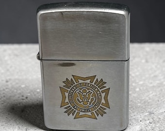 Vintage Veterans of Foreign Wars (VFW) Zippo Advertising Lighter