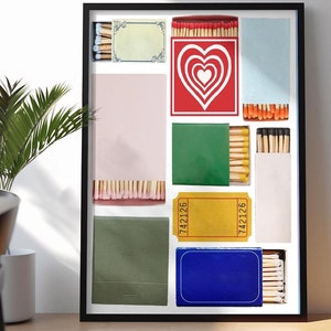 Matchbox Poster Art Print Template