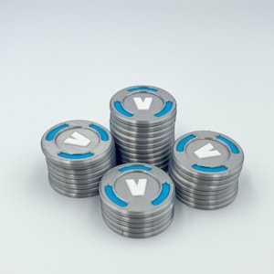 Tokens de jogos V-Bucks, V-Coins impressos em 3D de qualidade, presente Battle Royale para jogadores