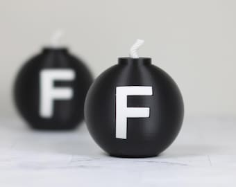 F Bomb 3D Printed Novelty Desk Accessory,Gag Gift, Funny Gift for Office