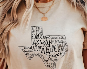 Vintage Texas Sprüche Shirt, Retro Texas Shirt, Geschenk für Texaner, Heimatstaat Shirt, Retro Texas T-Shirt, Texas Zustand Shirt, Leg dich nicht mit Texas an