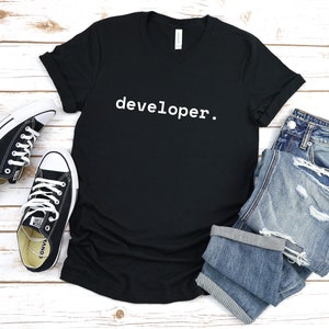 developer Programmer T-Shirt, Code Developer Shirt, Tech Support Tee, Programmer Gifts, Funny It Support Tee, Computer Nerd Tee